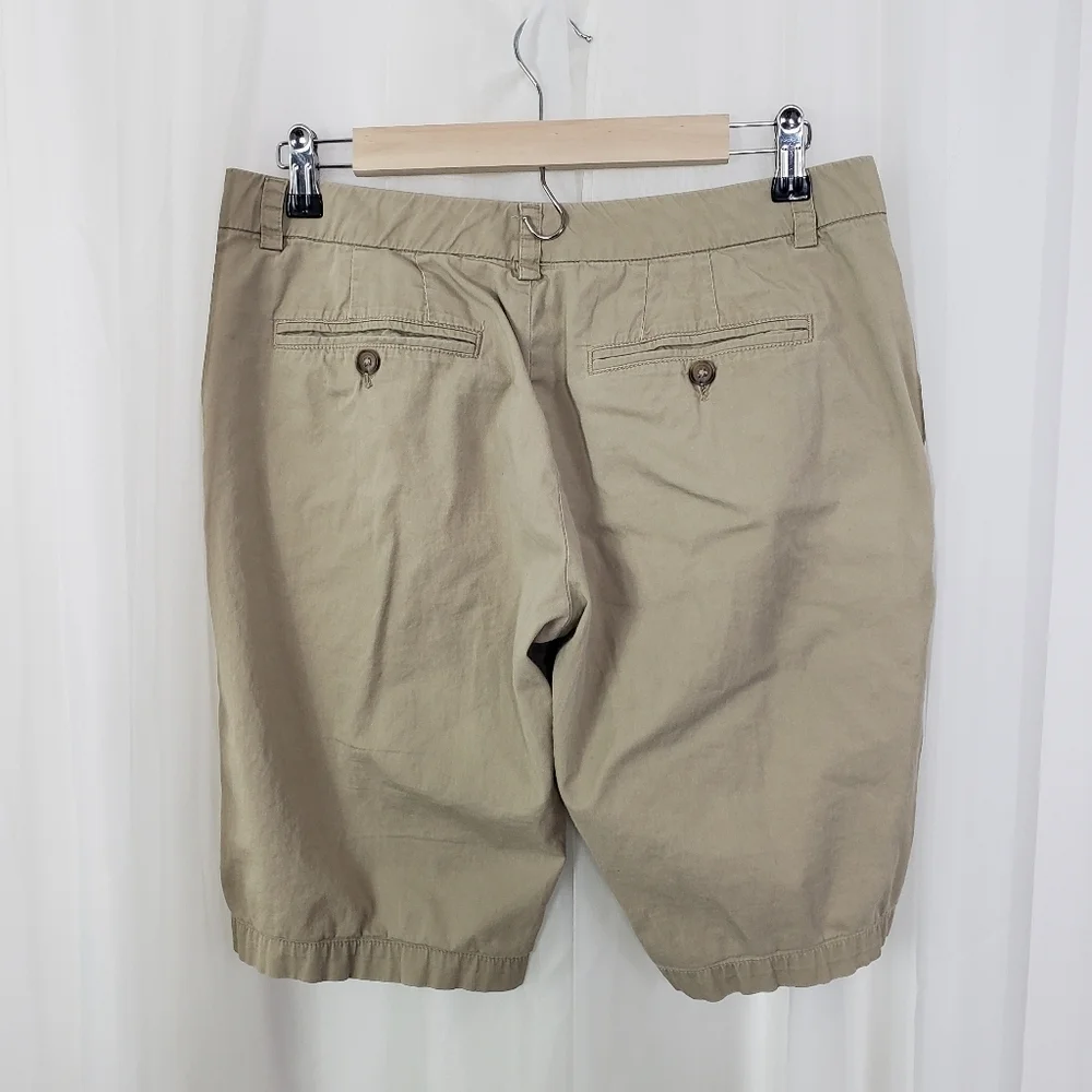 Vince khaki bermuda shorts size 4 cotton - Picture 3 of 5